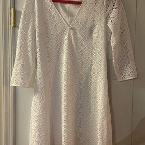 Lily Pulitzer lace v neck dress
